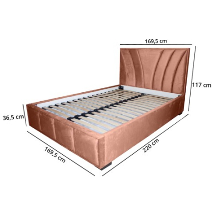 Pat tapitat Gold Raza 160 x 200 M61 [2]