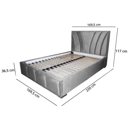 Pat tapitat Gold Raza 160 x 200 M85 [2]