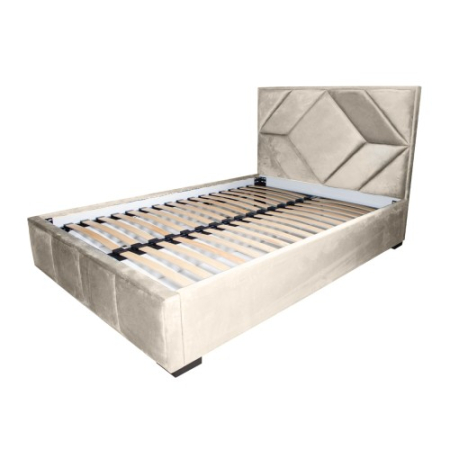 Paturi - Pat tapitat Gold Romb 160 x 200 M02