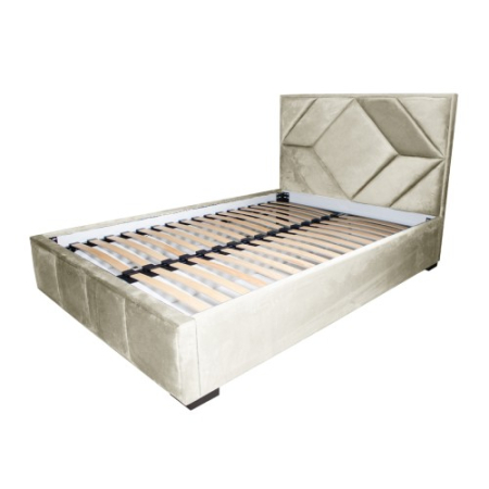 Paturi - Pat tapitat Gold Romb 160 x 200 M04