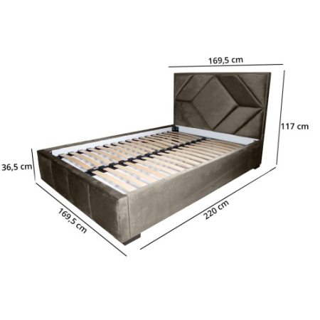 Pat tapitat Gold Romb 160 x 200 M15 [2]