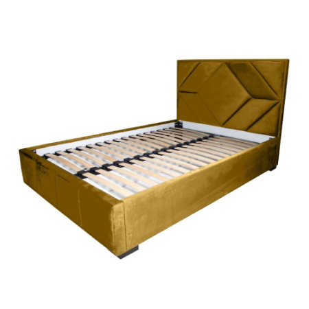 Paturi - Pat tapitat Gold Romb 160 x 200 M48