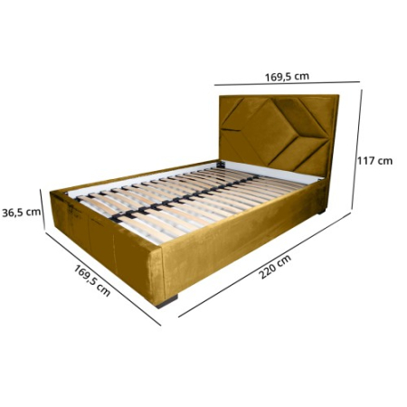 Pat tapitat Gold Romb 160 x 200 M48 [2]