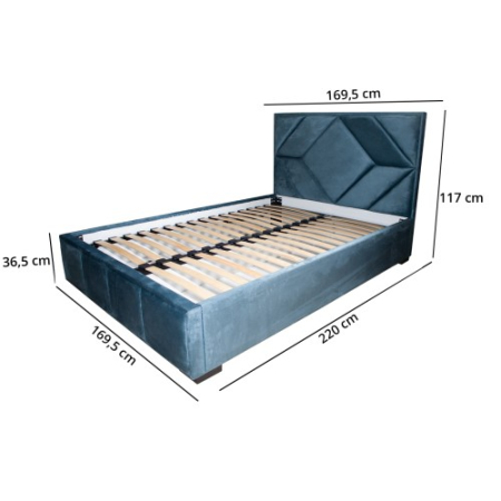 Pat tapitat Gold Romb 160 x 200 M76 [2]