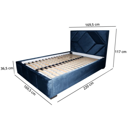 Pat tapitat Gold Romb 160 x 200 M79 [2]