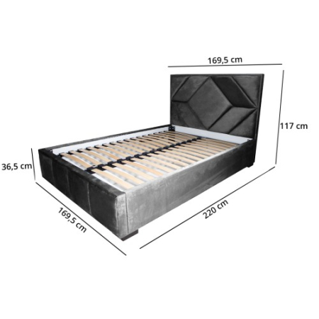 Pat tapitat Gold Romb 160 x 200 M95 [2]