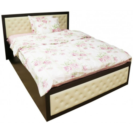 Pat Torino 140x200 cm, Wenge / Piele ecologica bej [1]