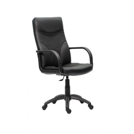 Scaune Ergonomice - Scaun Riva Negru piele ecologica