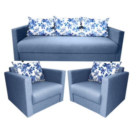 Seturi canapea + fotolii 3+1+1 - Set 3+1+1 Croma N74