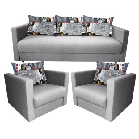 Seturi canapea + fotolii 3+1+1 - Set 3+1+1 Croma N83