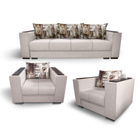 Seturi canapea + fotolii 3+1+1 - Set 3+1+1 Solis N04