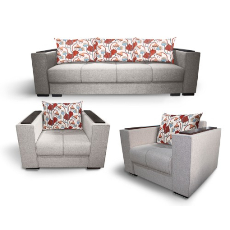 Seturi canapea + fotolii 3+1+1 - Set 3+1+1 Solis N13