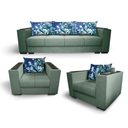 Seturi canapea + fotolii 3+1+1 - Set 3+1+1 Solis N34