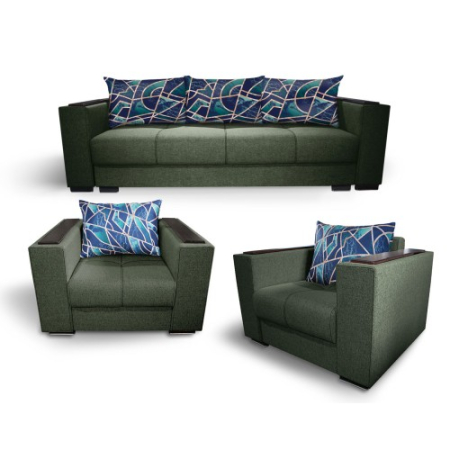 Seturi canapea + fotolii 3+1+1 - Set 3+1+1 Solis N39