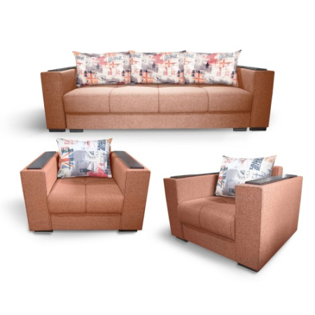 Seturi canapea + fotolii 3+1+1 - Set 3+1+1 Solis N52