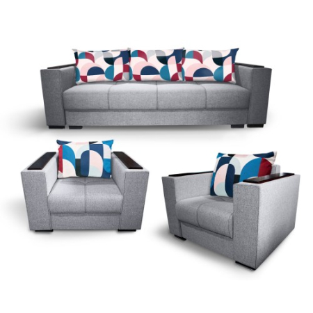 Seturi canapea + fotolii 3+1+1 - Set 3+1+1 Solis N85