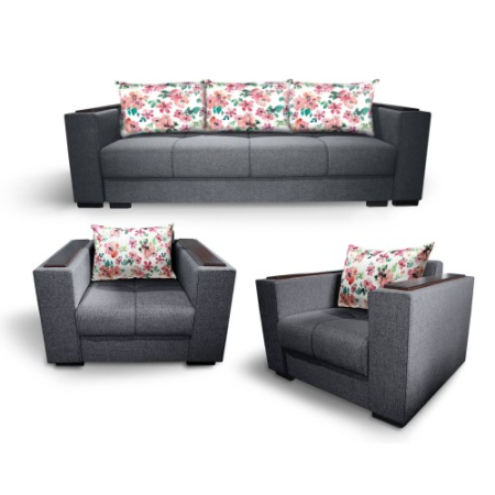 Seturi canapea + fotolii 3+1+1 - Set 3+1+1 Solis N97