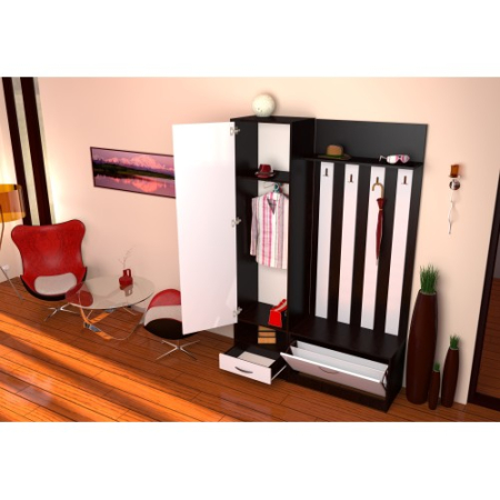 Set Andrei Cuier 800 si Dulap 500 Wenge/Fildes [1]