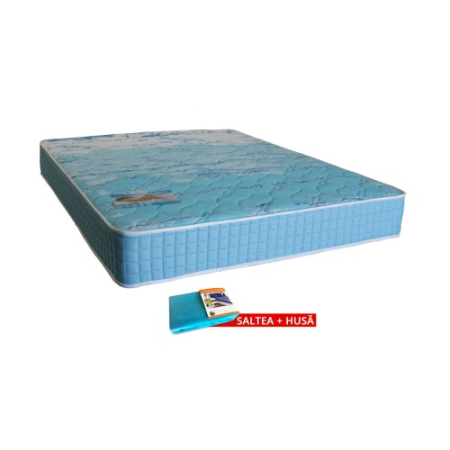 Saltele - Set Saltea Memory Foam Saltex 900x2000 + Husa cu elastic