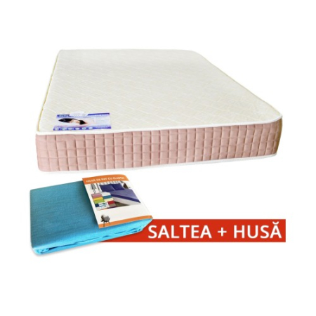 Saltele - Set Saltea SuperOrtopedica Lux Saltex 1400x1900 + Husa cu elastic