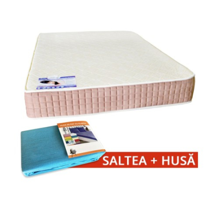 Saltele - Set Saltea SuperOrtopedica Lux Saltex 1400x2000 + Husa cu elastic