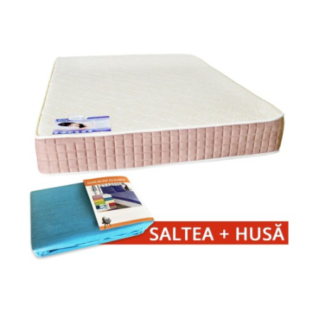 Saltele - Set Saltea SuperOrtopedica Lux Saltex 1600x1900 + Husa cu elastic