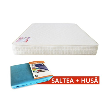Set Saltea SuperOrtopedica Saltex 1400x2000 + Husa cu elastic [1]
