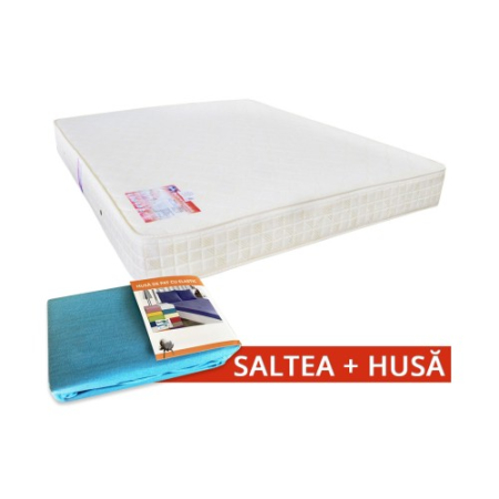 Saltele - Set Saltea SuperOrtopedica Saltex 1600x1900 + Husa cu elastic