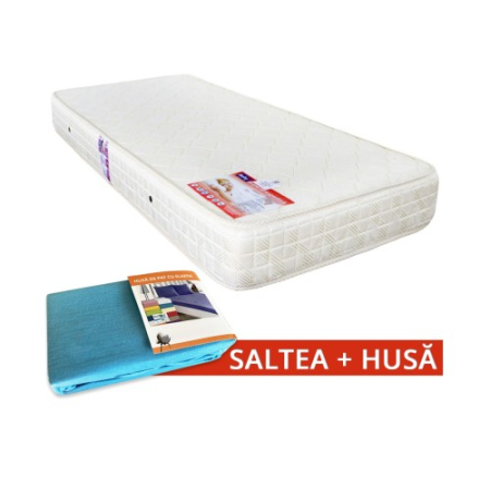 Saltele - Set Saltea SuperOrtopedica Saltex 900x1900 + Husa cu elastic