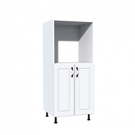 Soldati - Soldat 60 cu 2 usi cu spatiu cuptor Zebra MDF alb drept