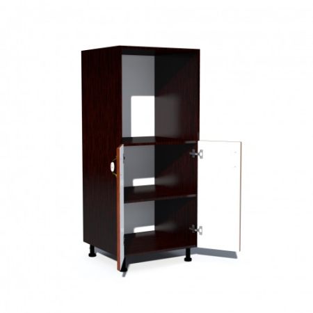 Soldat 60 cu 2 usi cu spatiu cuptor Zebra MDF frunza cedru [1]