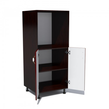 Soldat 60 cu 2 usi cu spatiu cuptor Zebra MDF tulip rosu [1]