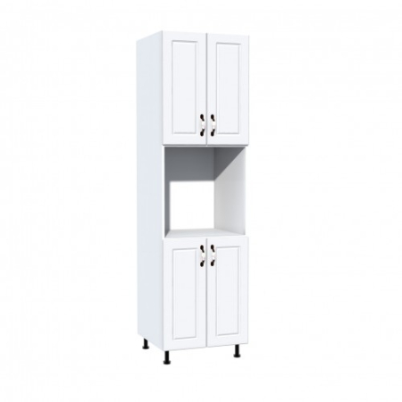 Soldati - Soldat 60 cu 4 usi cu spatiu cuptor Zebra MDF alb drept