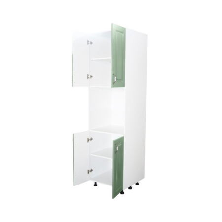 Soldat 60 cu 4 usi cu spatiu cuptor Zebra MDF verde drept [2]