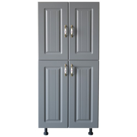 Soldat 60 cu 4 usi Zebra MDF gri dungi [4]