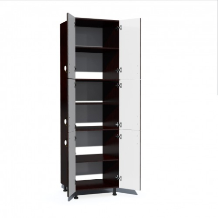 Soldat 60 cu 6 usi Zebra MDF mustata wenge [1]