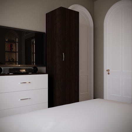 Dulapuri - Soldat cu 4 polite si o usa Wenge