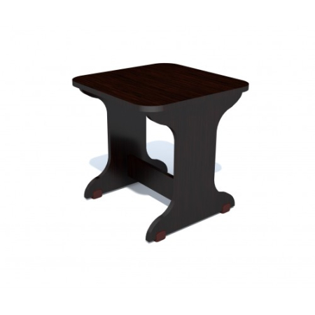 Mese si Scaune - Taburet patrat simplu wenge