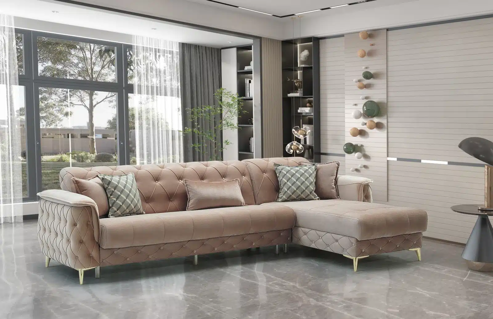 Coltar extensibil Mini Cordoba, Bej [1]