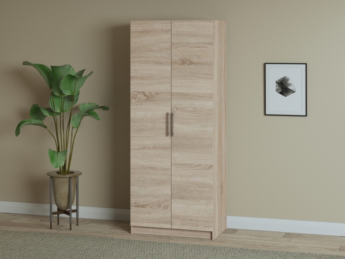 Dulap cu 3 usi Iris, 80 cm, Sonoma [1]