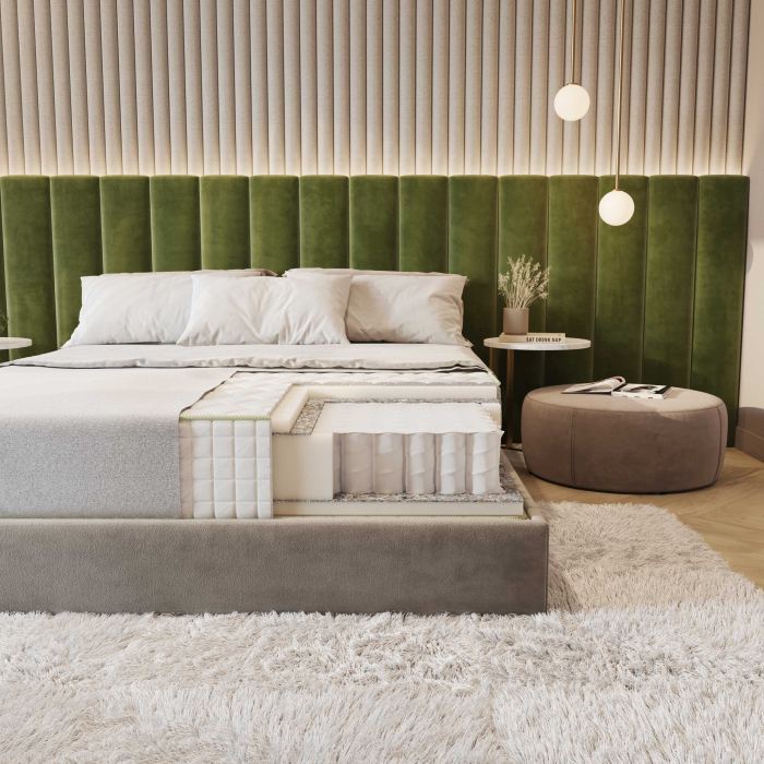 Saltea cu arcuri individuale Clasic Pocket, grosime 27 cm, 120x200 cm [1]