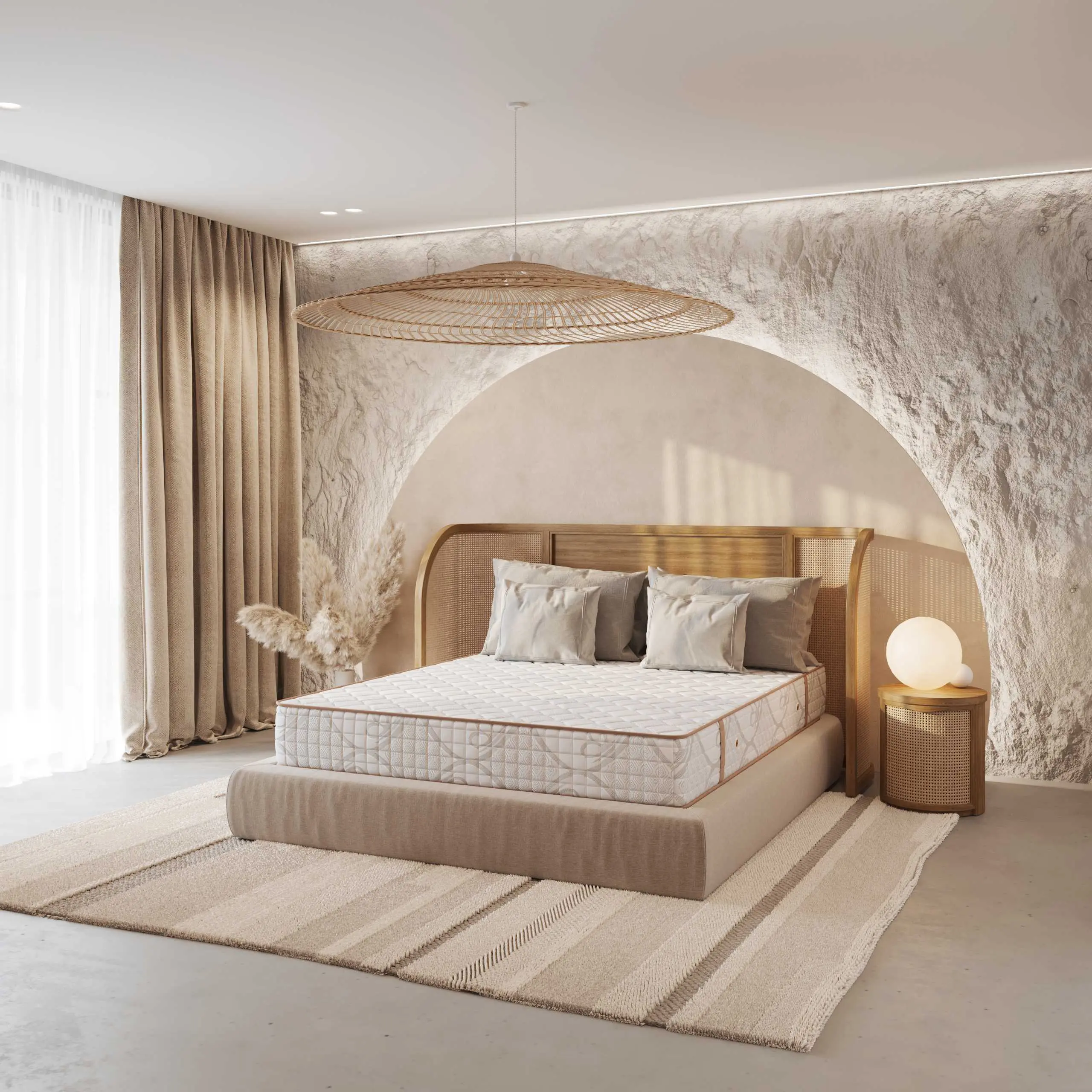 Saltea cu arcuri individuale Eko Pocket, grosime 24 cm, 180x200 cm [2]