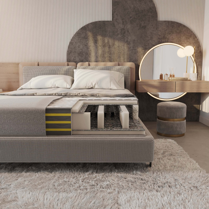 Saltea cu arcuri Premier Plus, grosime 24 cm, 180x200 cm [1]