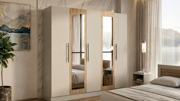 Set dormitor Barcelona, Casmir/Stejar Artisan [2]