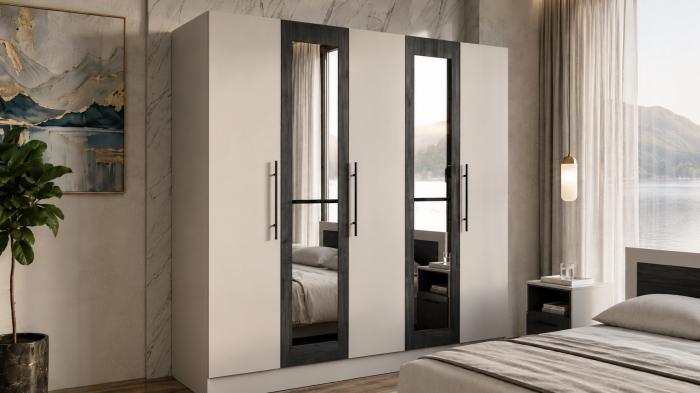 Set dormitor Barcelona, Casmir/Lemn Negru [2]