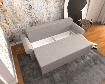 Canapea Tudor, Gri deschis [1]