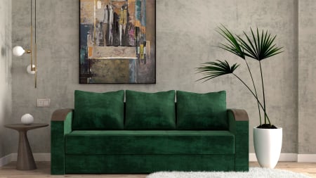 Canapele - Canapea Vivo, Verde catifea