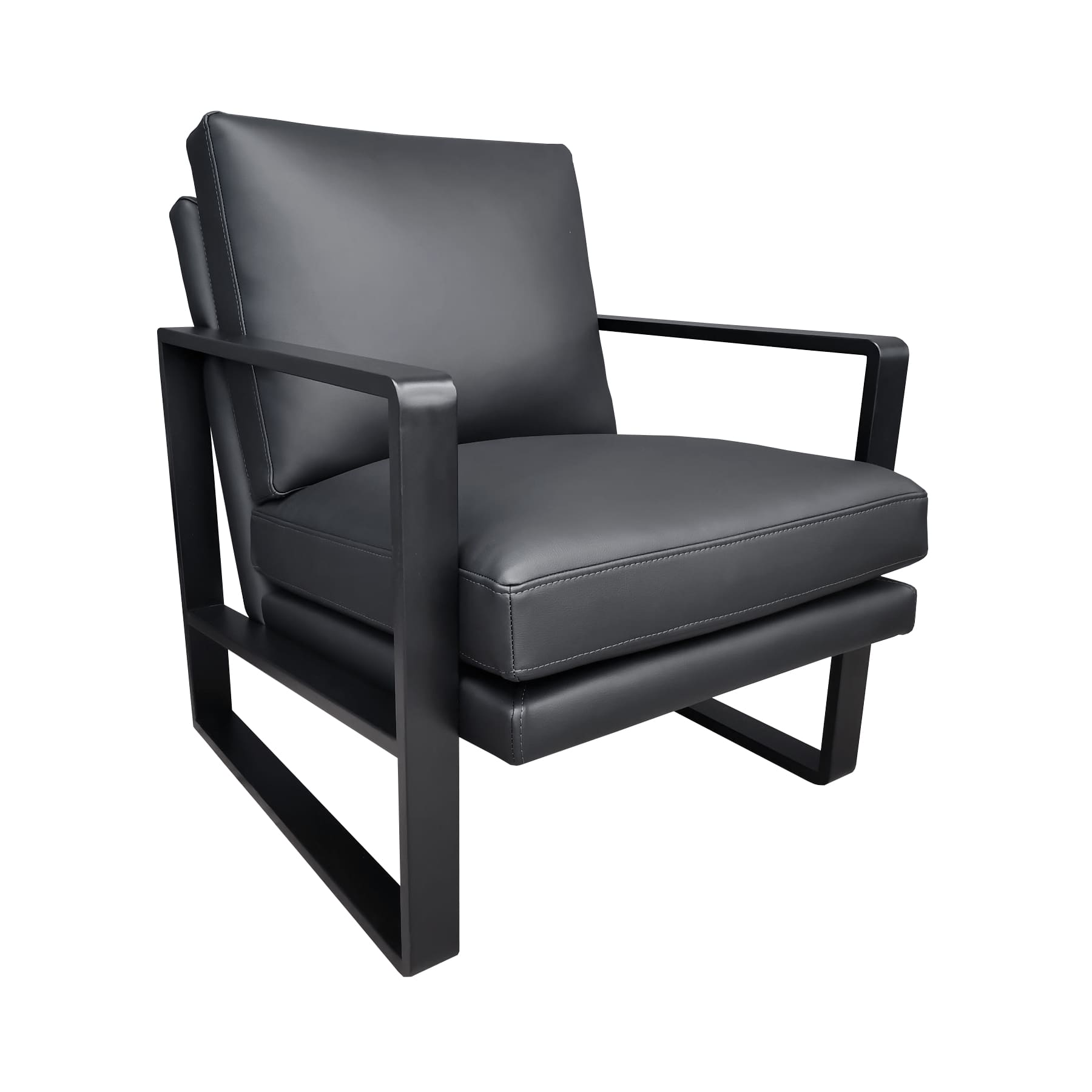 Armchair YORK Pu Black [1]