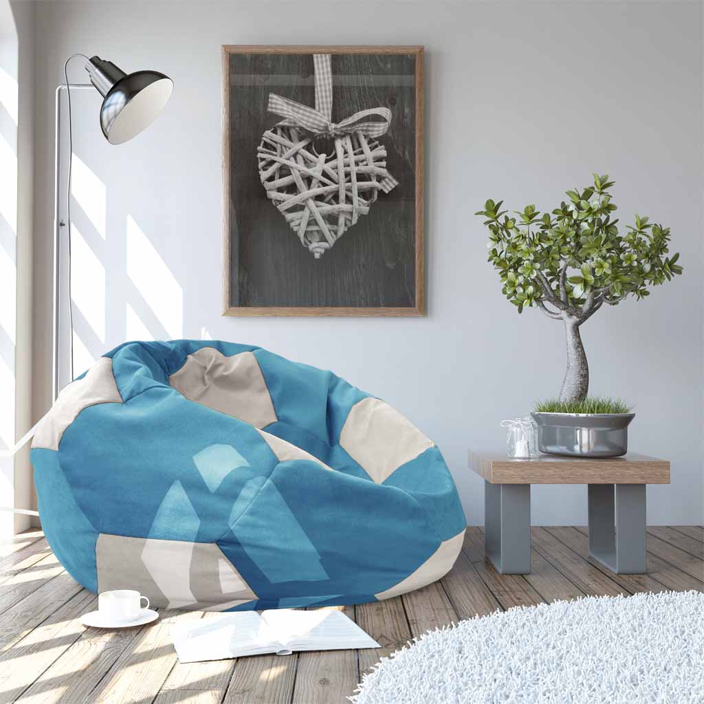 Catalog de produse - Fotoliu puf Bean-Bag Ball Blue-Grey
