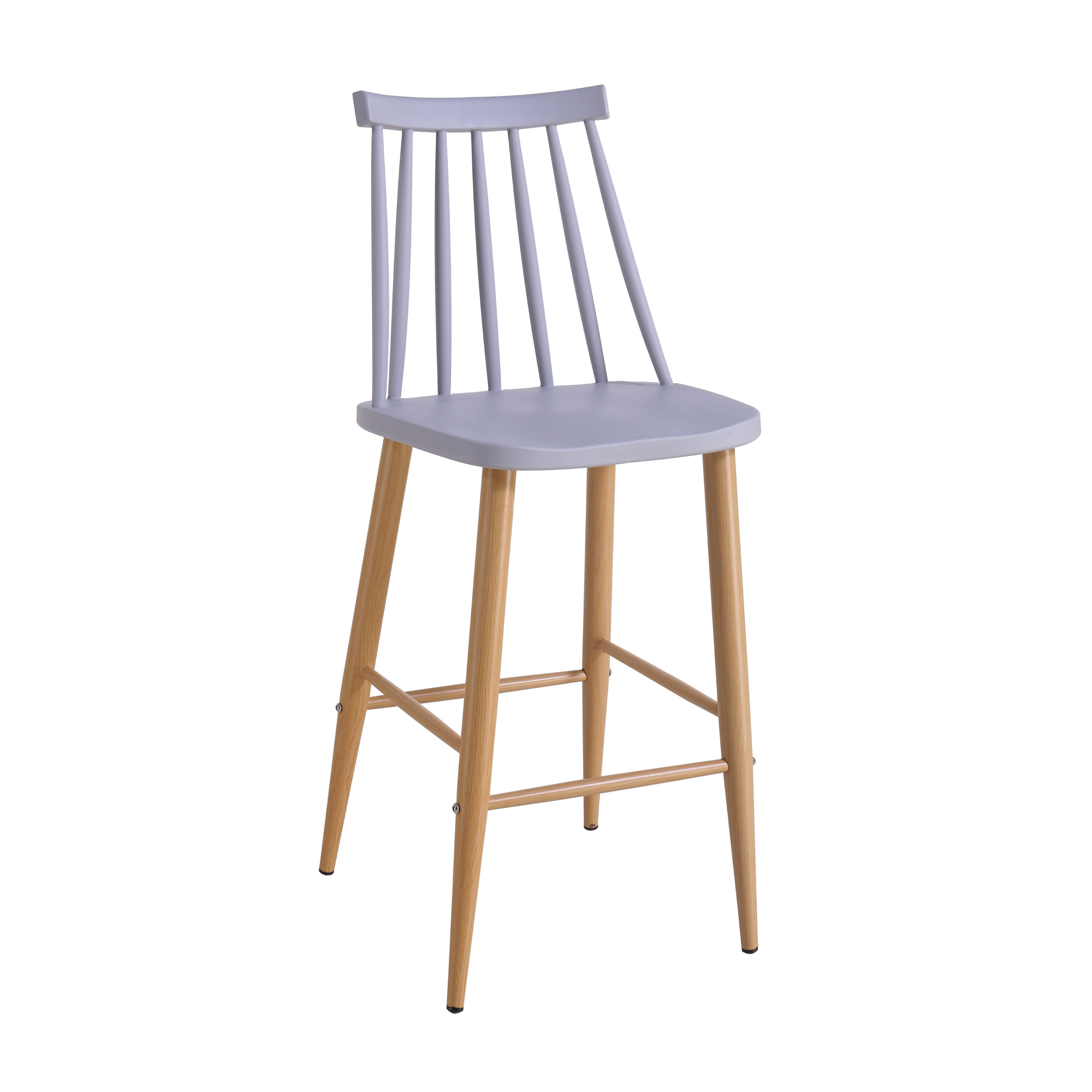 Catalog de produse - Scaun bar JACK Dark Grey+Transprint Legs